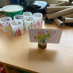 Christmas crafts in class 3c.