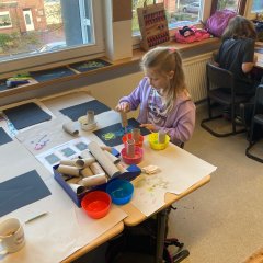 Christmas crafts in class 3c.