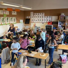Christmas crafts in class 3c.