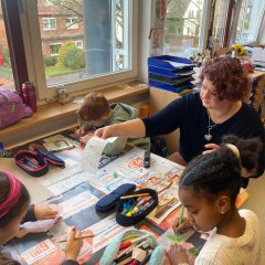 Christmas crafts in class 3c.