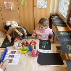 Christmas crafts in class 3c.