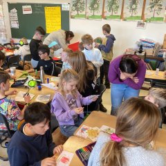 Christmas crafts in class 3c.