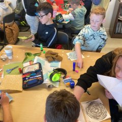 Christmas crafts in class 3c.