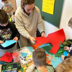Christmas crafts in class 3c.