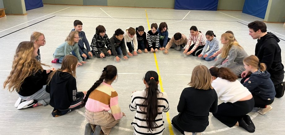 Introductory games as part of the theater project