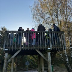 La classe 3c part en excursion dans les Fagnes de Gildehausen.