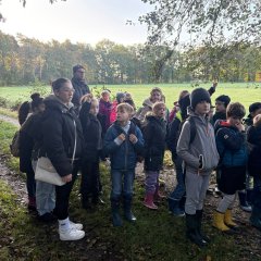 La classe 3c part en excursion dans les Fagnes de Gildehausen.