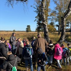 La classe 3c part en excursion dans les Fagnes de Gildehausen.
