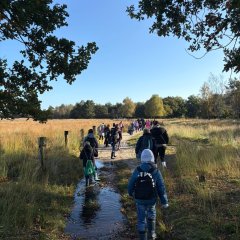 La classe 3c part en excursion dans les Fagnes de Gildehausen.