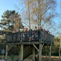 La classe 3c part en excursion dans les Fagnes de Gildehausen.