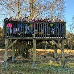 La classe 3c part en excursion dans les Fagnes de Gildehausen.