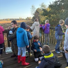 La classe 3c part en excursion dans les Fagnes de Gildehausen.