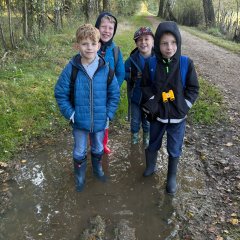 La classe 3c part en excursion dans les Fagnes de Gildehausen.