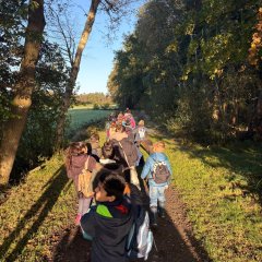 La classe 3c part en excursion dans les Fagnes de Gildehausen.