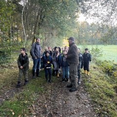 La classe 3c part en excursion dans les Fagnes de Gildehausen.
