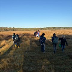 La classe 3c part en excursion dans les Fagnes de Gildehausen.