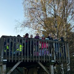 La classe 3c part en excursion dans les Fagnes de Gildehausen.