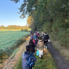 La classe 3c part en excursion dans les Fagnes de Gildehausen.