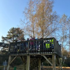 La classe 3c part en excursion dans les Fagnes de Gildehausen.