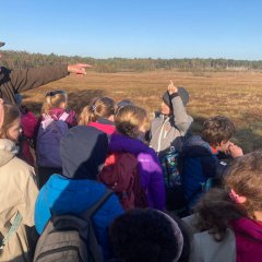 La classe 3c part en excursion dans les Fagnes de Gildehausen.