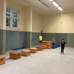 3c klasė užsiima sportu.
