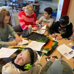 Świąteczne rękodzieło w klasie 3c.