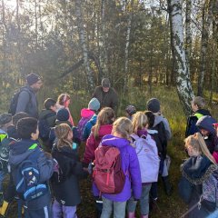 Clasa 3c merge într-o excursie la Gildehauser Venn.