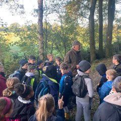 Clasa 3c merge într-o excursie la Gildehauser Venn.